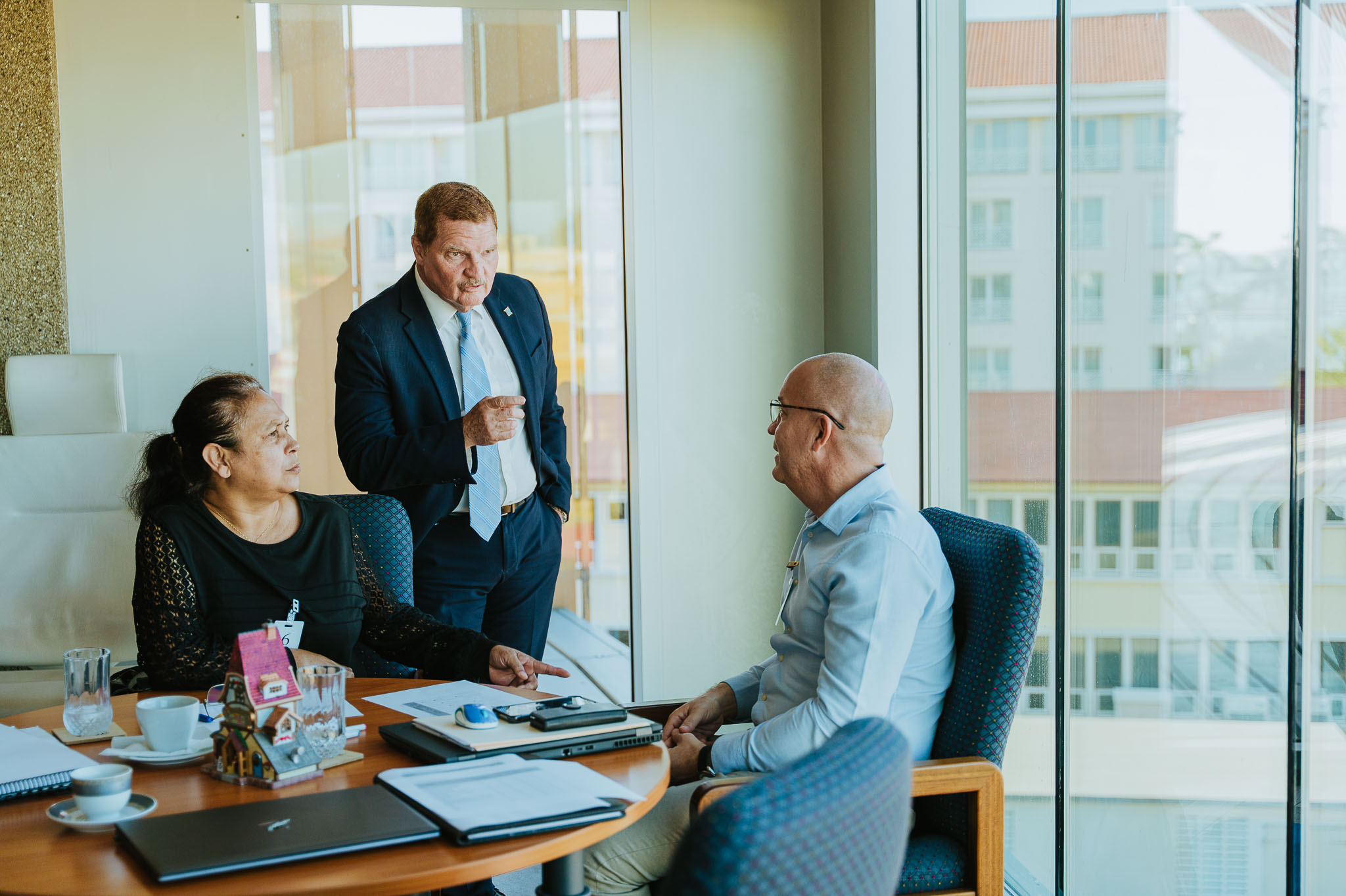 Prome Minister Eman a keda impresiona cu e plannan pa desaroyo di Wilhelminastraat