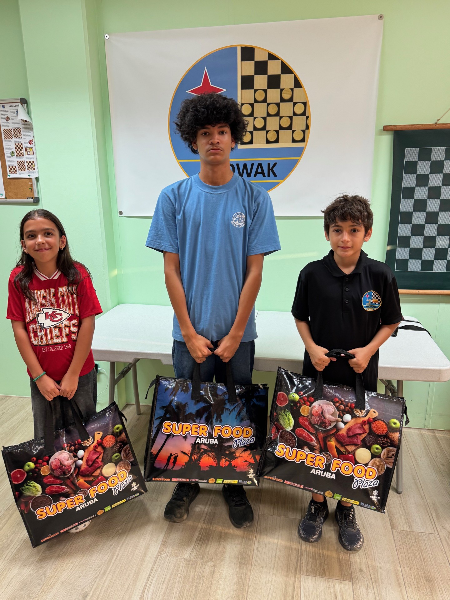 Entregamento di trofeo na ganadornan di Campeonato Hubenil dammen pa anja 2025