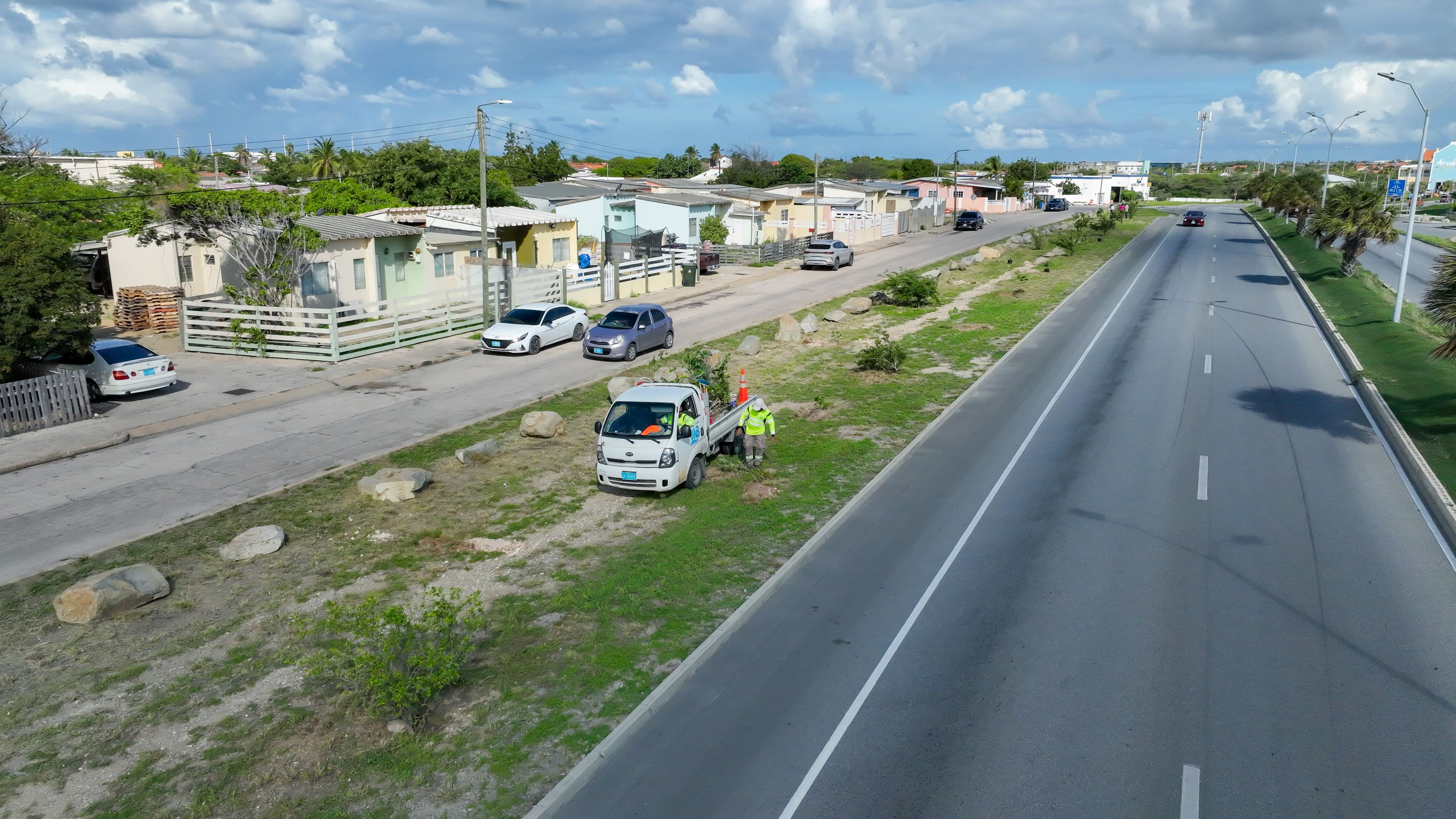 Proyecto piloto pa espacio berde urbano na Maracastraat, Dakota: Un Paso firme den Programa Nacional di Reforestacion