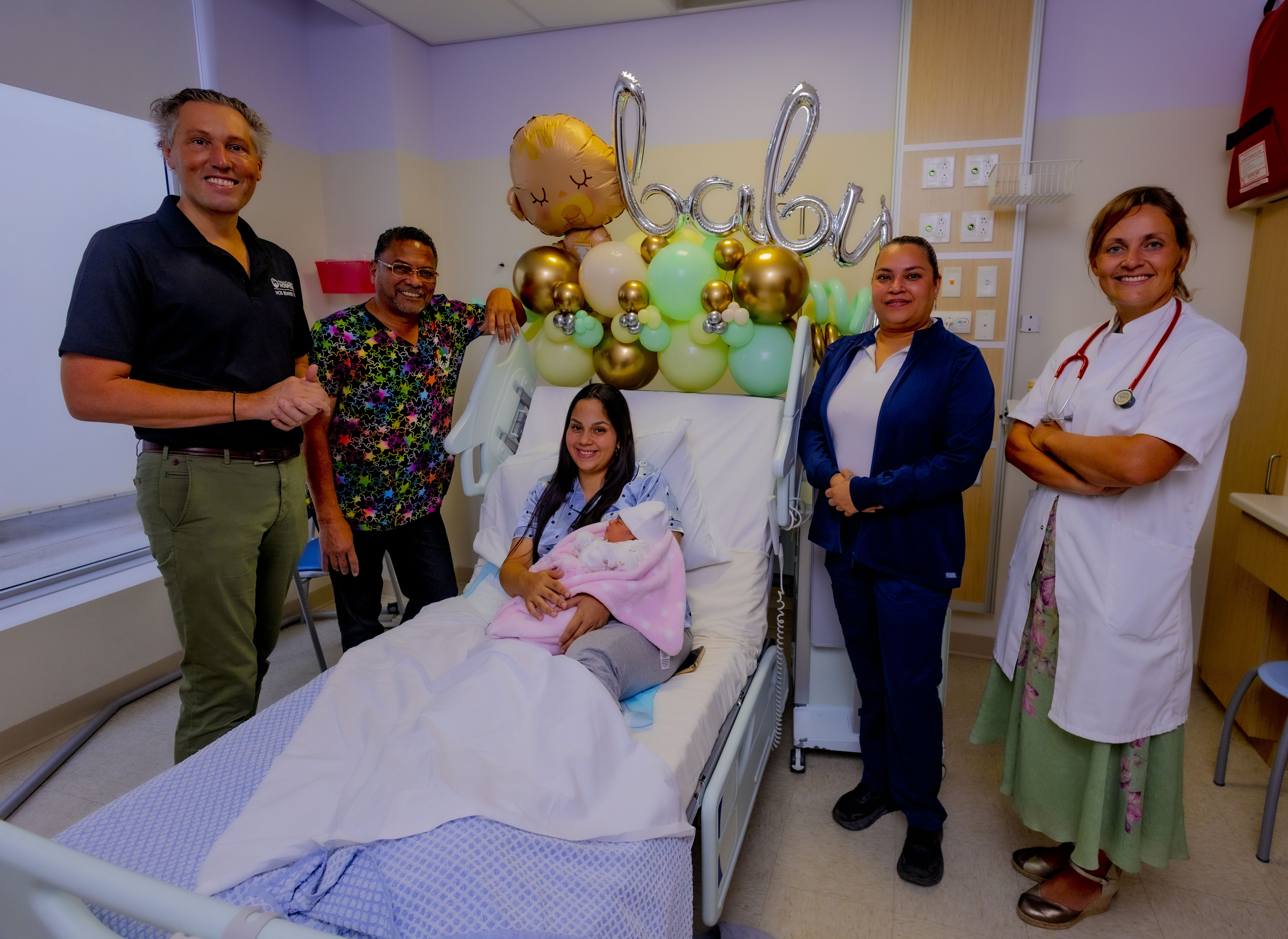 Abizeily Werleman ta Aruba su dushi baby di aña 2026