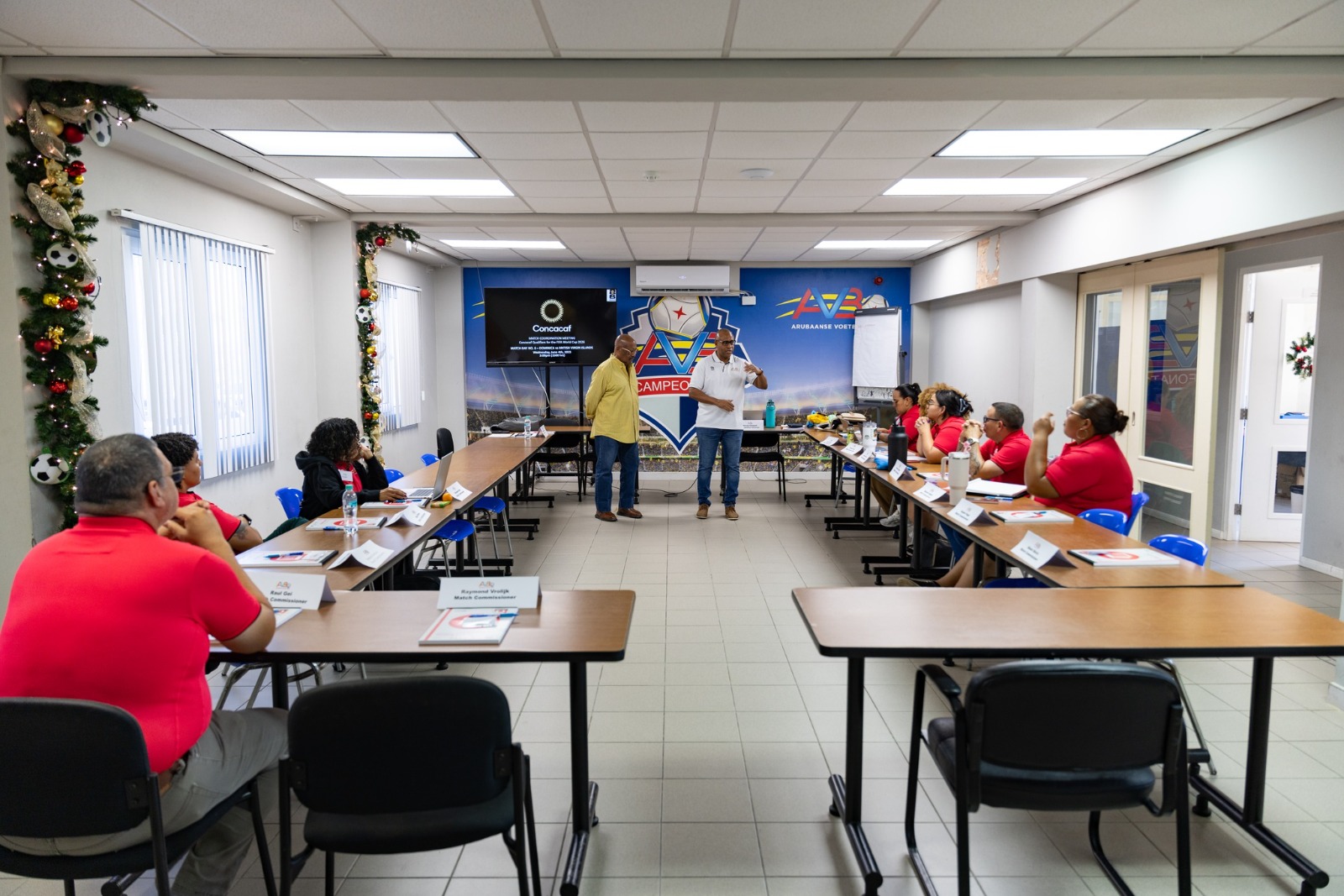 AVB ta Organisa Curso di match commissioner Pa Fortalece Maneho di Weganan Local