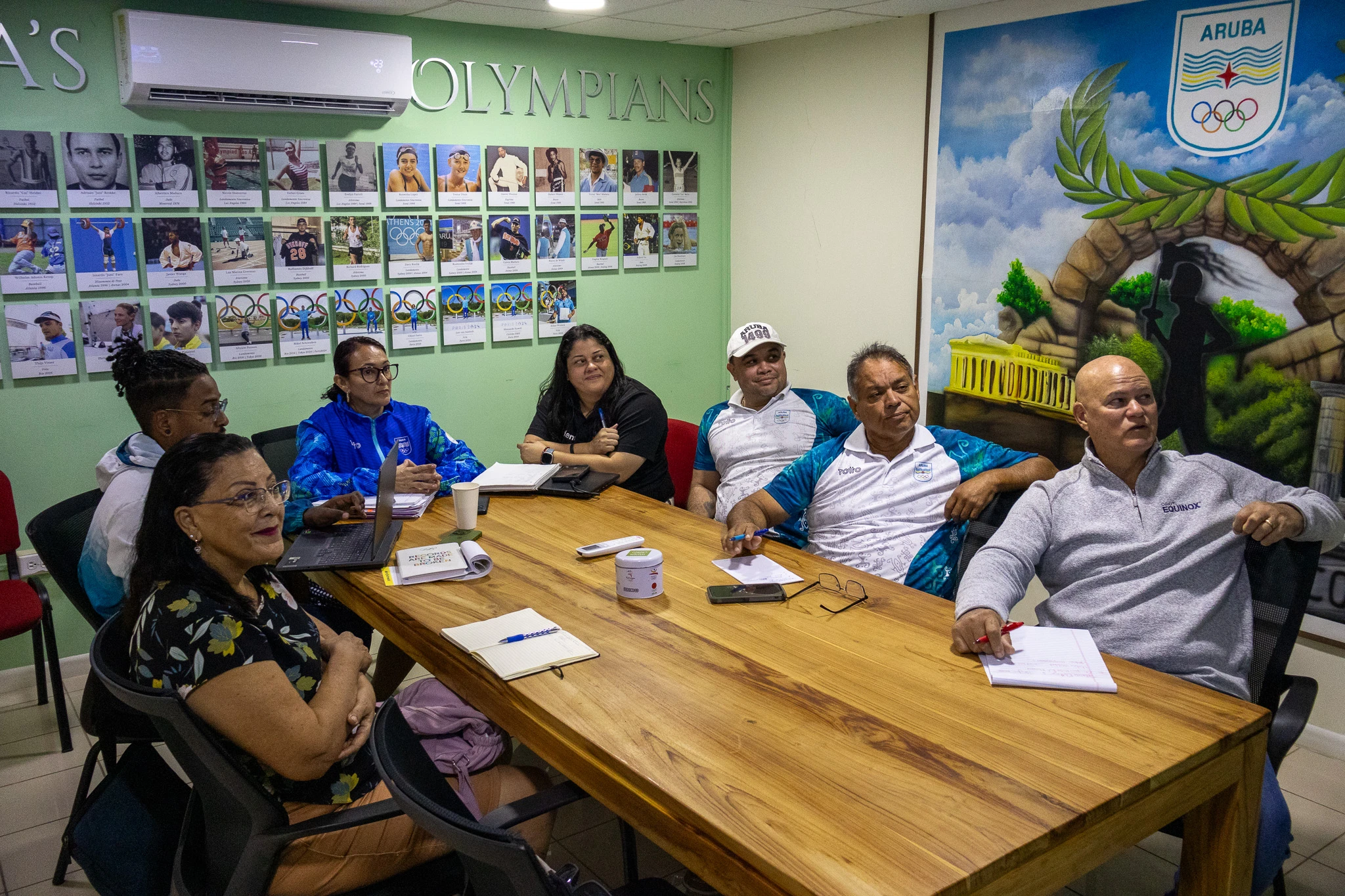 Comite OIimpico Arubano ta duna inicio na e aña nobo cu reunionnan tecnico-deportivo