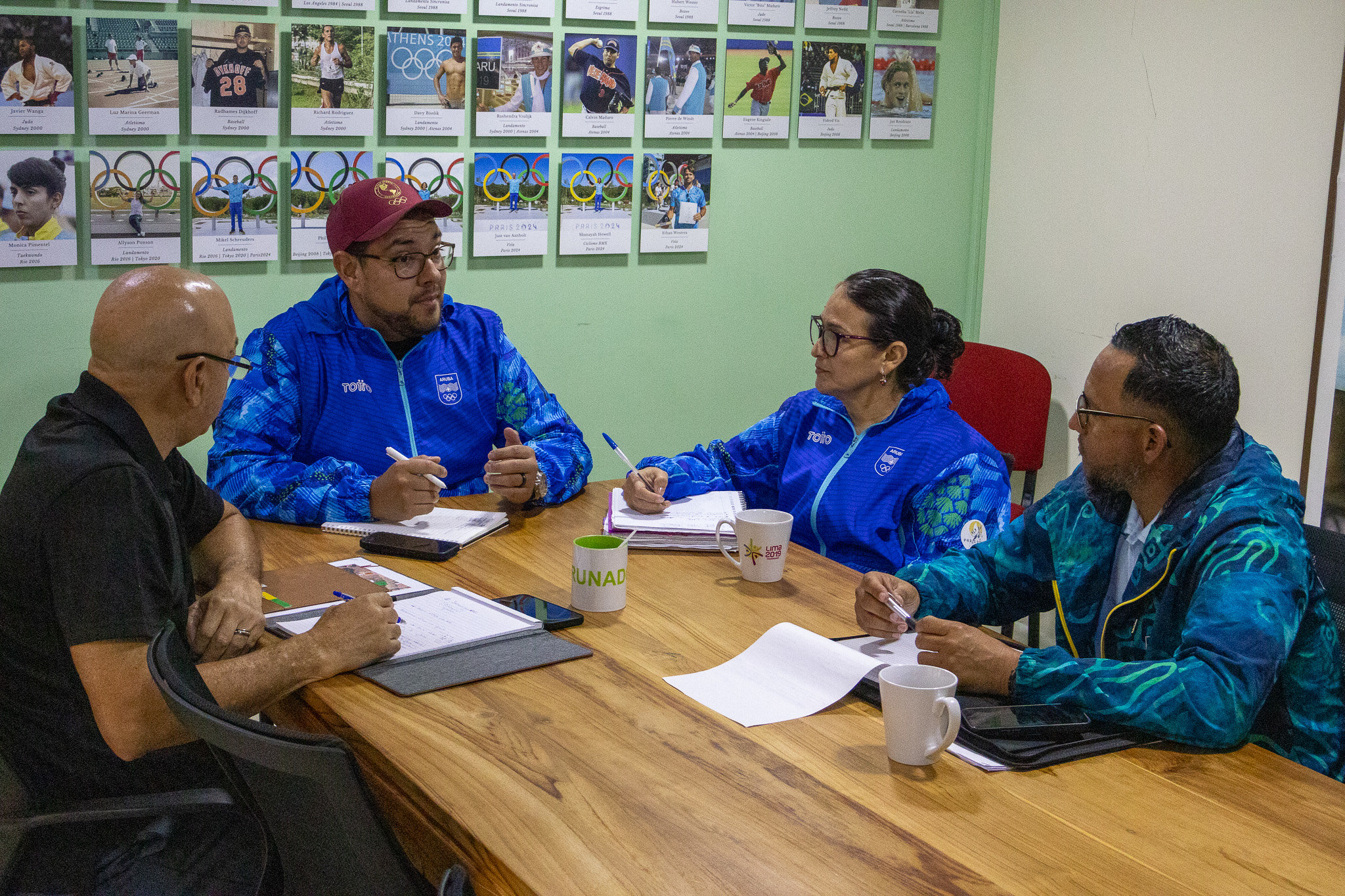 Reunion di Hefe di Mision a tuma luga na Comite Olimpico Arubano
