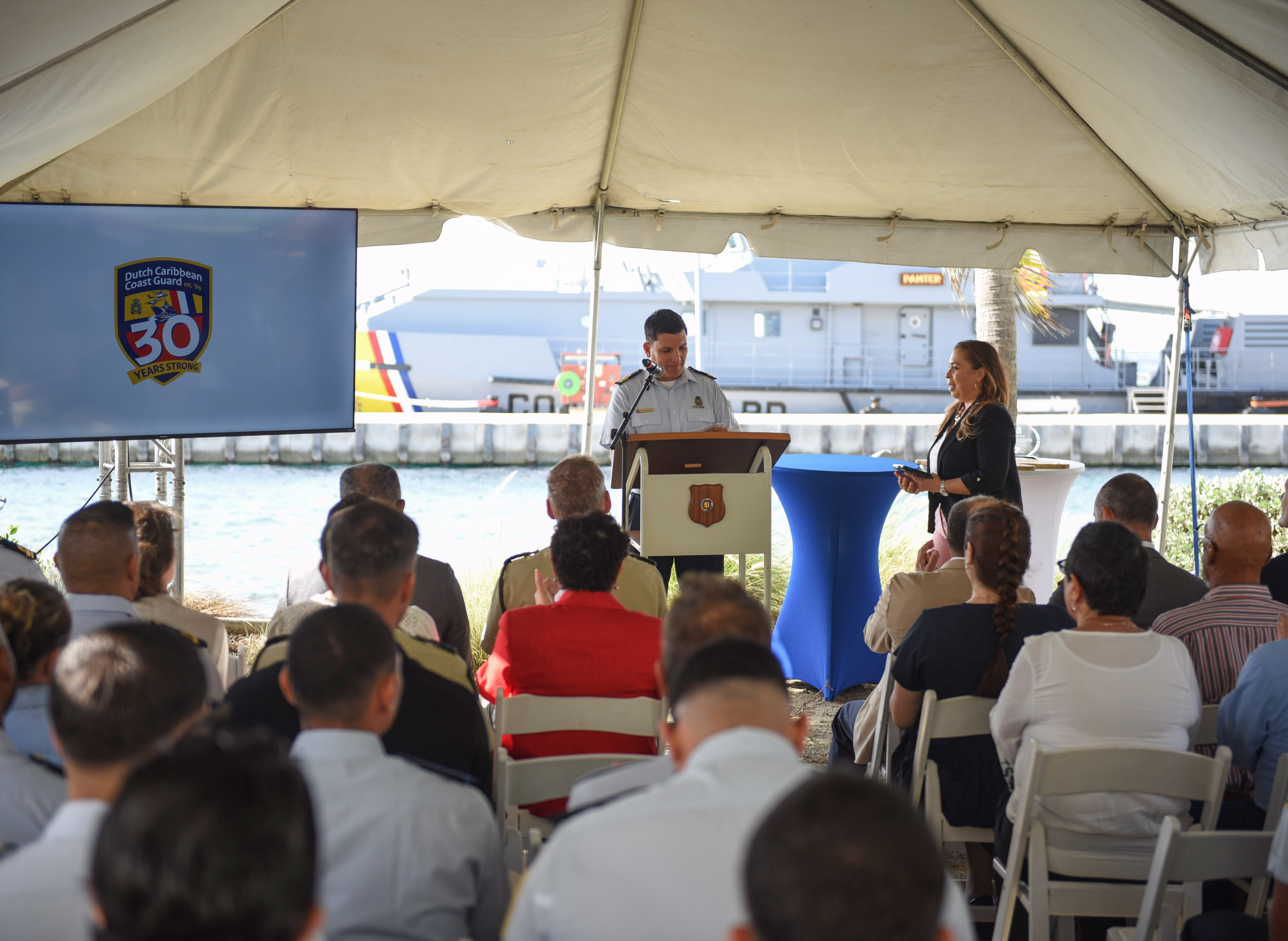 Kustwacht Caribe Hulandes a celebra nan di 30 aniversario