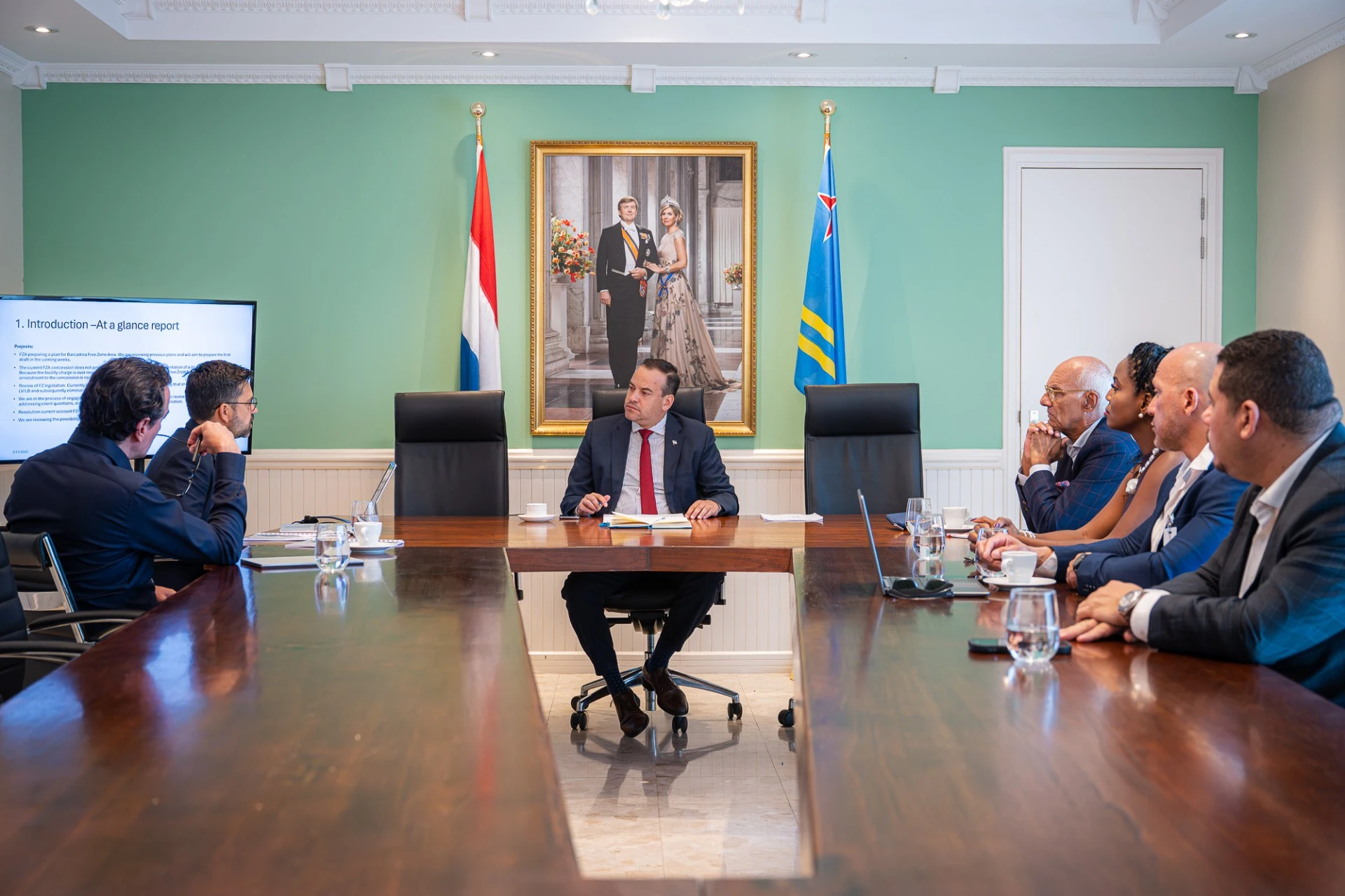 Minister Geoffrey Wever: Reunion di accionista di FreeZone Aruba NV, 2025 y 2026 atrobe lo tin ganashi pa Freezone Aruba NV