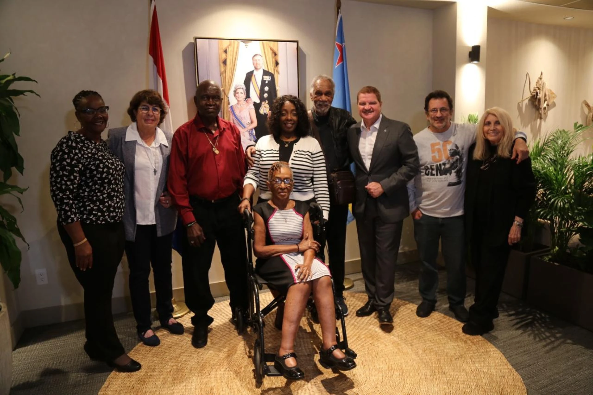 Aruba ta rindi homenahe na Julio Bernardo Euson cu mural special en conexion cu Celebracion Nacional