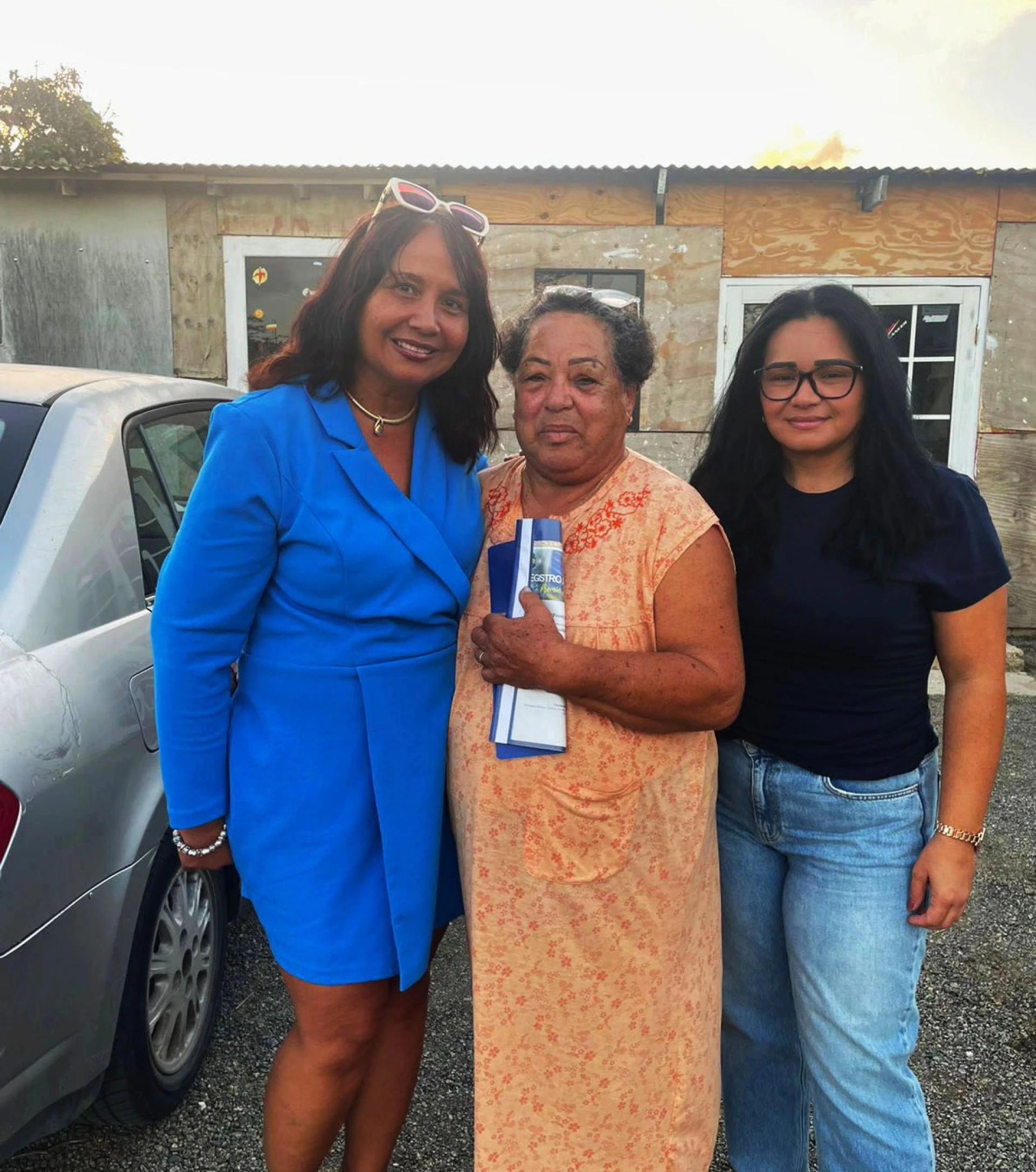 Paulita (Ita) Ramona Ridderstaat ta ricibi Premio Ovito Tromp 2026 durante Fiesta Arubiano na Centro di Bario Noord