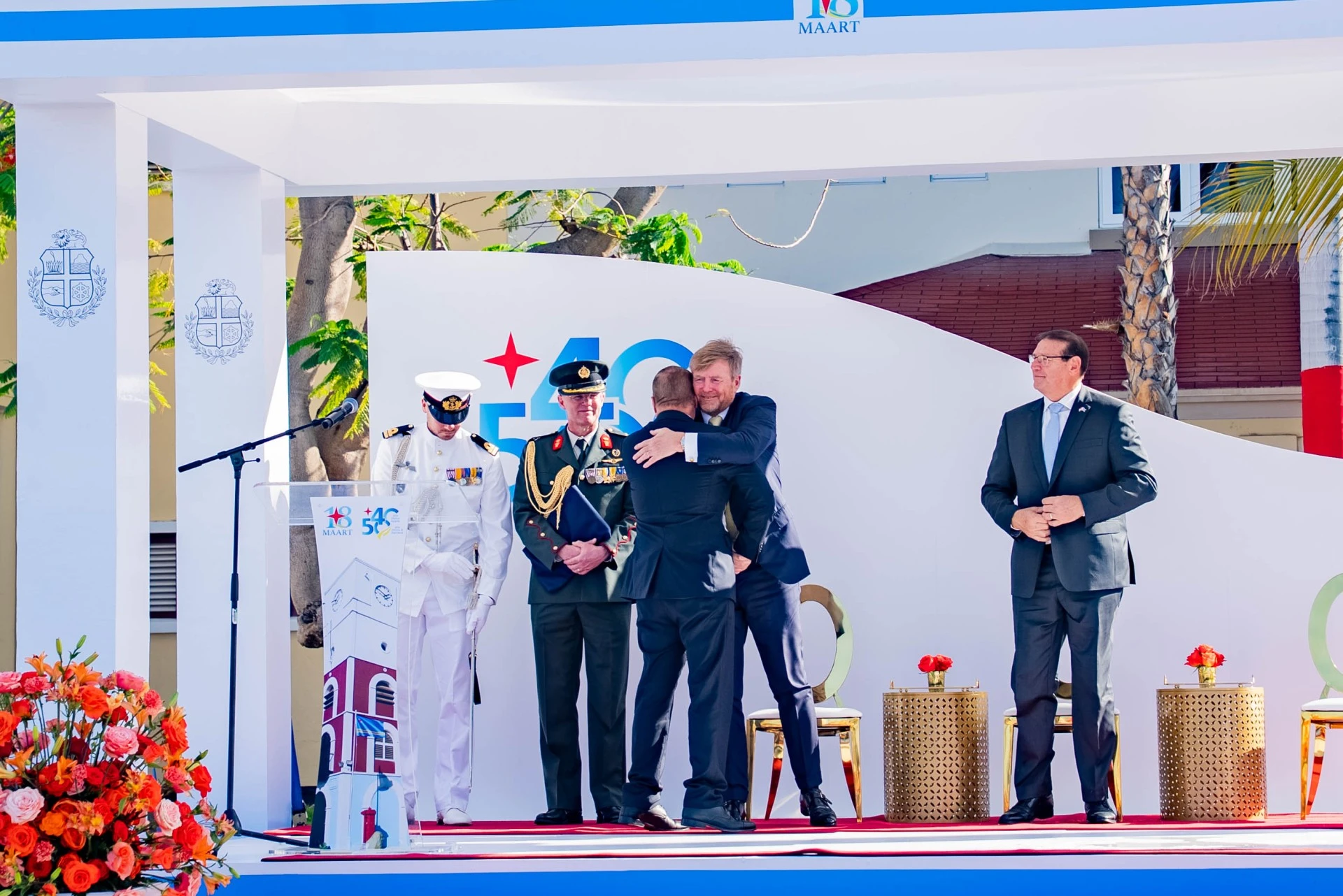 “Riba 18 di maart e liñanan di Aruba y e Casa Real ta crusa den un momento historico”