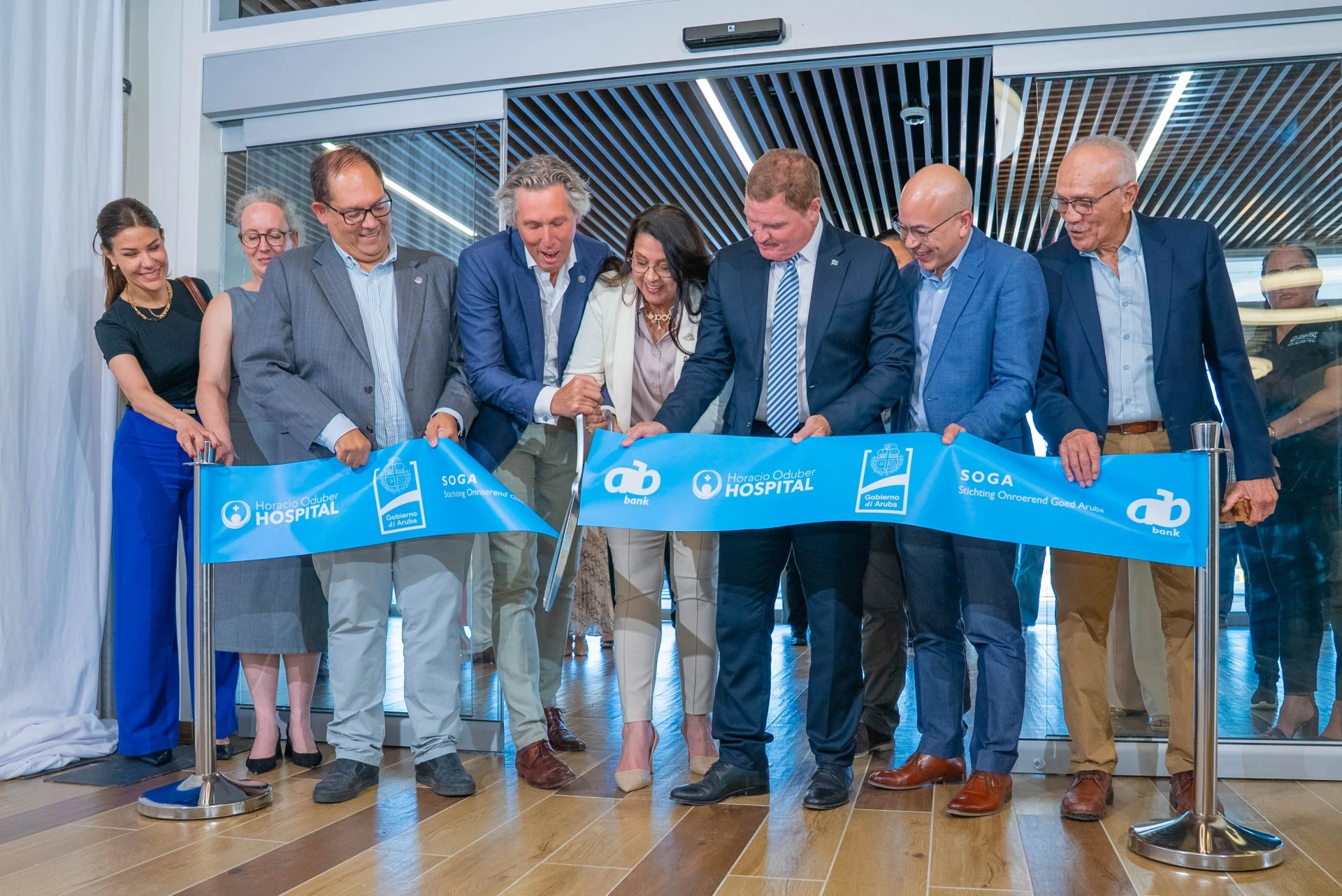 Apertura ceremonial di entrada principal: Horacio Oduber Hospital a marca un logro importante den su inversion