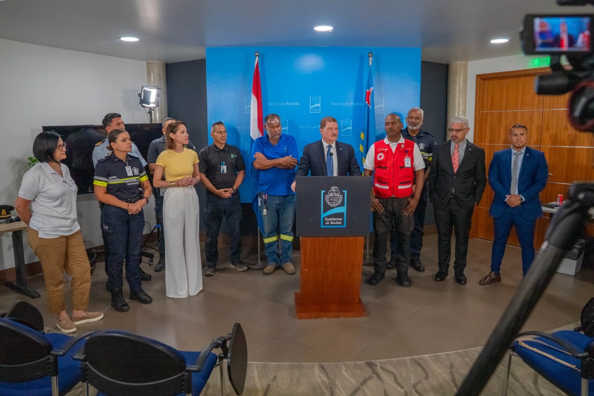 Gobierno ta reenforsa siguridad, limpiesa y coordinacion pa temporada di campamento y Pasco Grandi