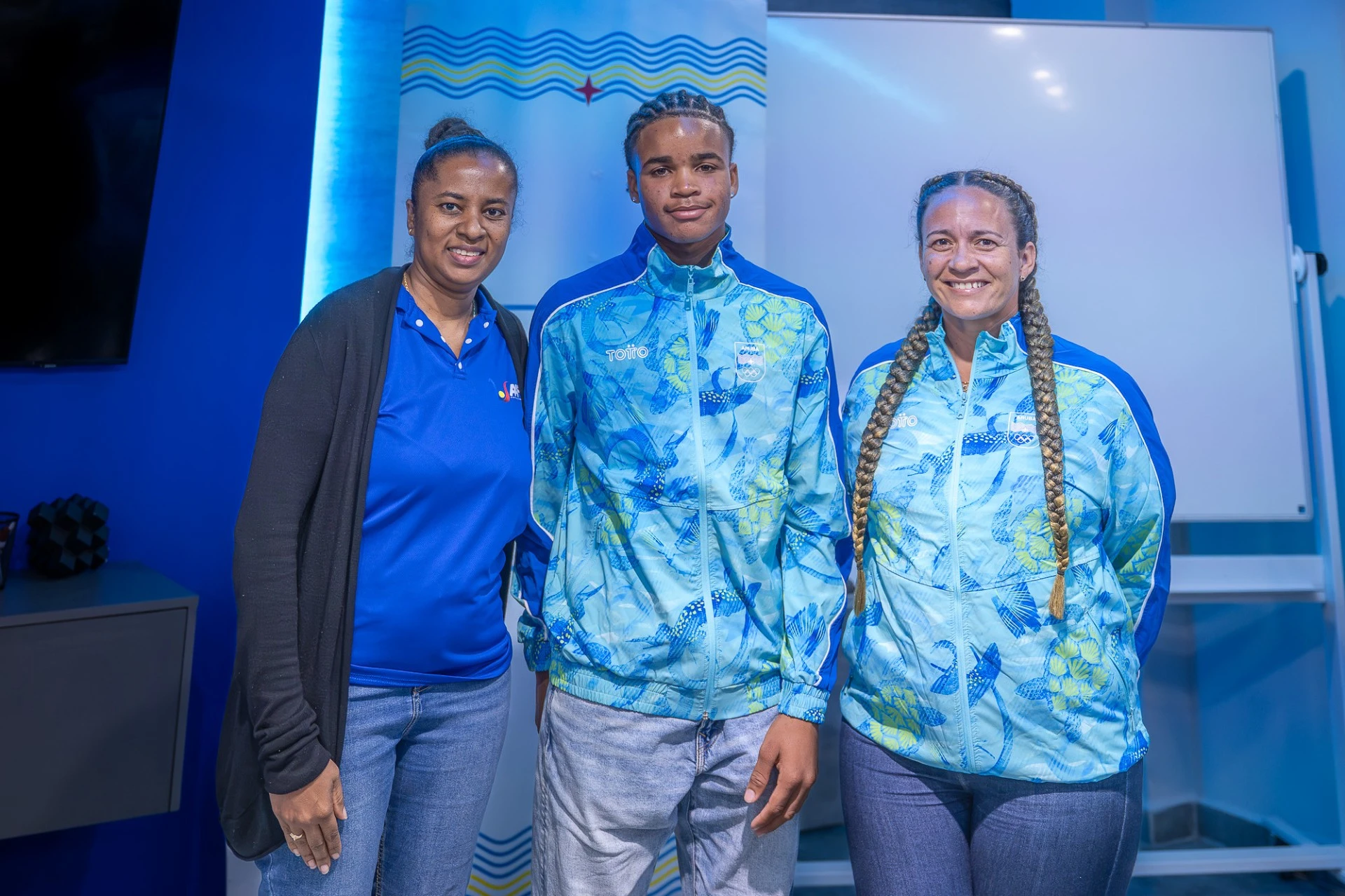 Atleta di Aruba Athletic Federation Eden Antersyn ta cla pa Panama2026