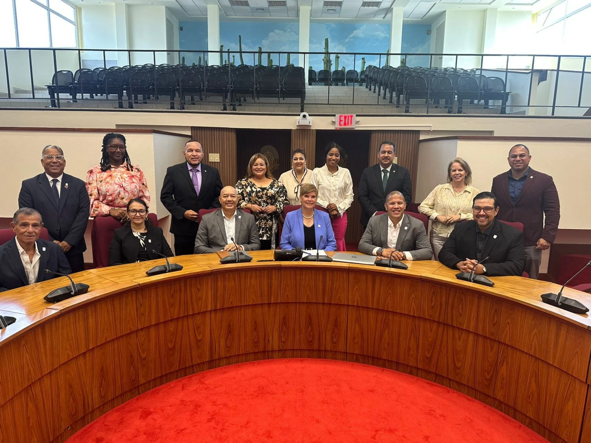 Comite Olimpico Arubano a reuni cu Parlamento di Aruba