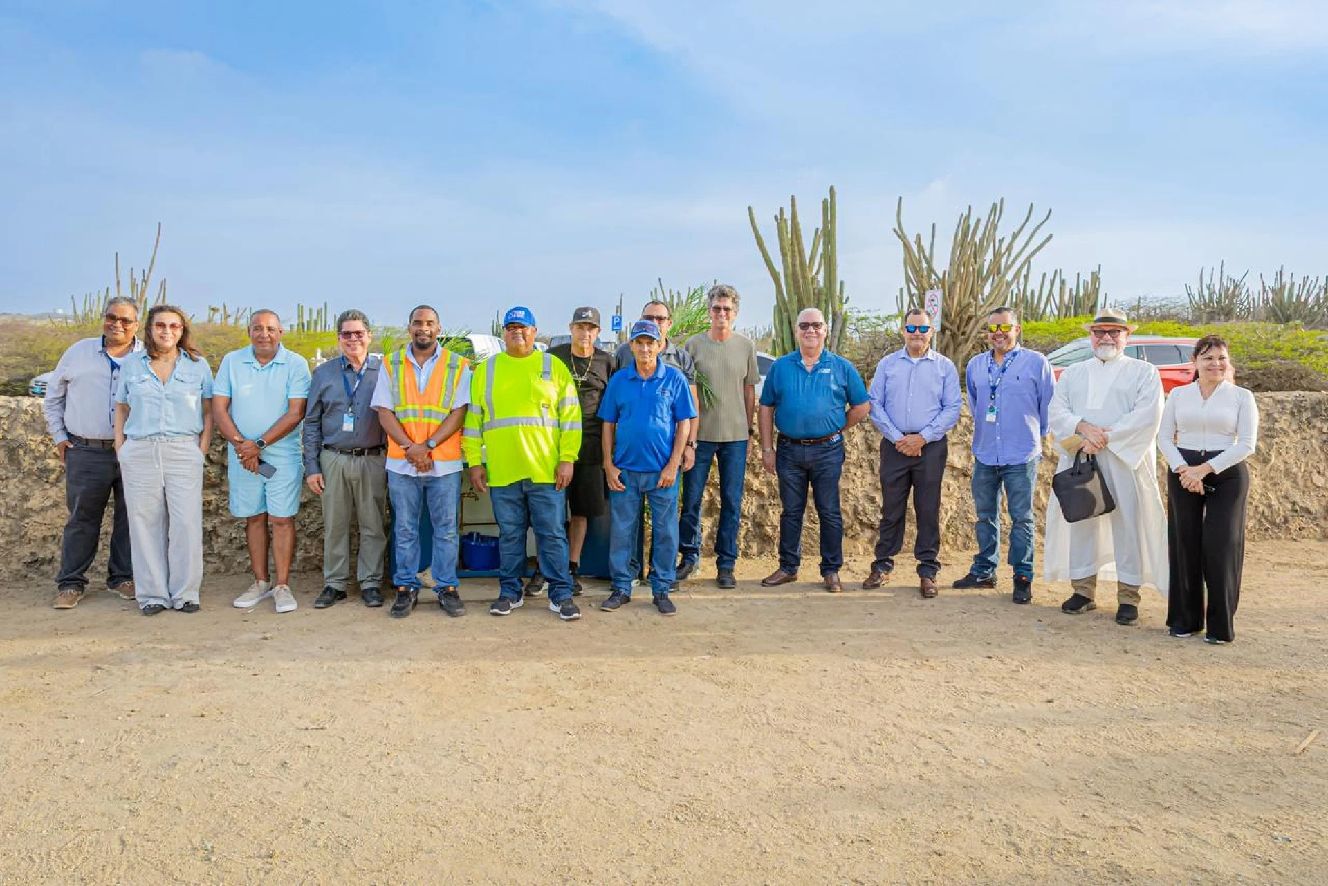 Web Aruba ta haci donacion di conexion di awa na kapel di Alto Vista