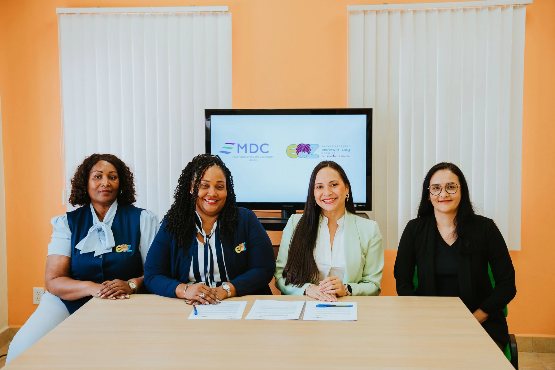 Minister Gerlien Croes: Gobierno di Aruba ta firma convenio cu EOZ Bonaire pa fortalece cuido di studiante y baha tempo di espera na MDC Aruba