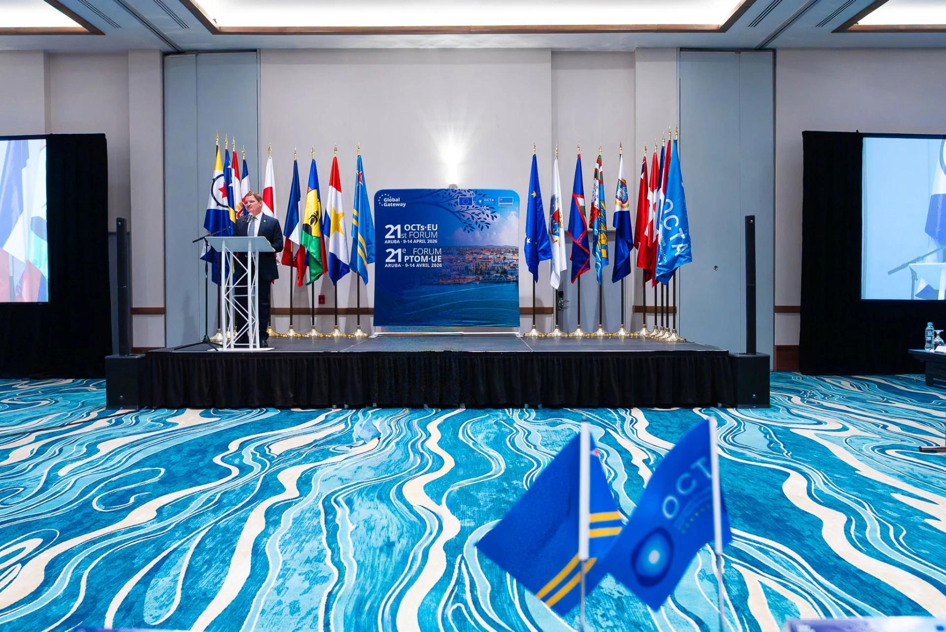 Aruba ta fortifica cooperacion internacional y posicion strategico