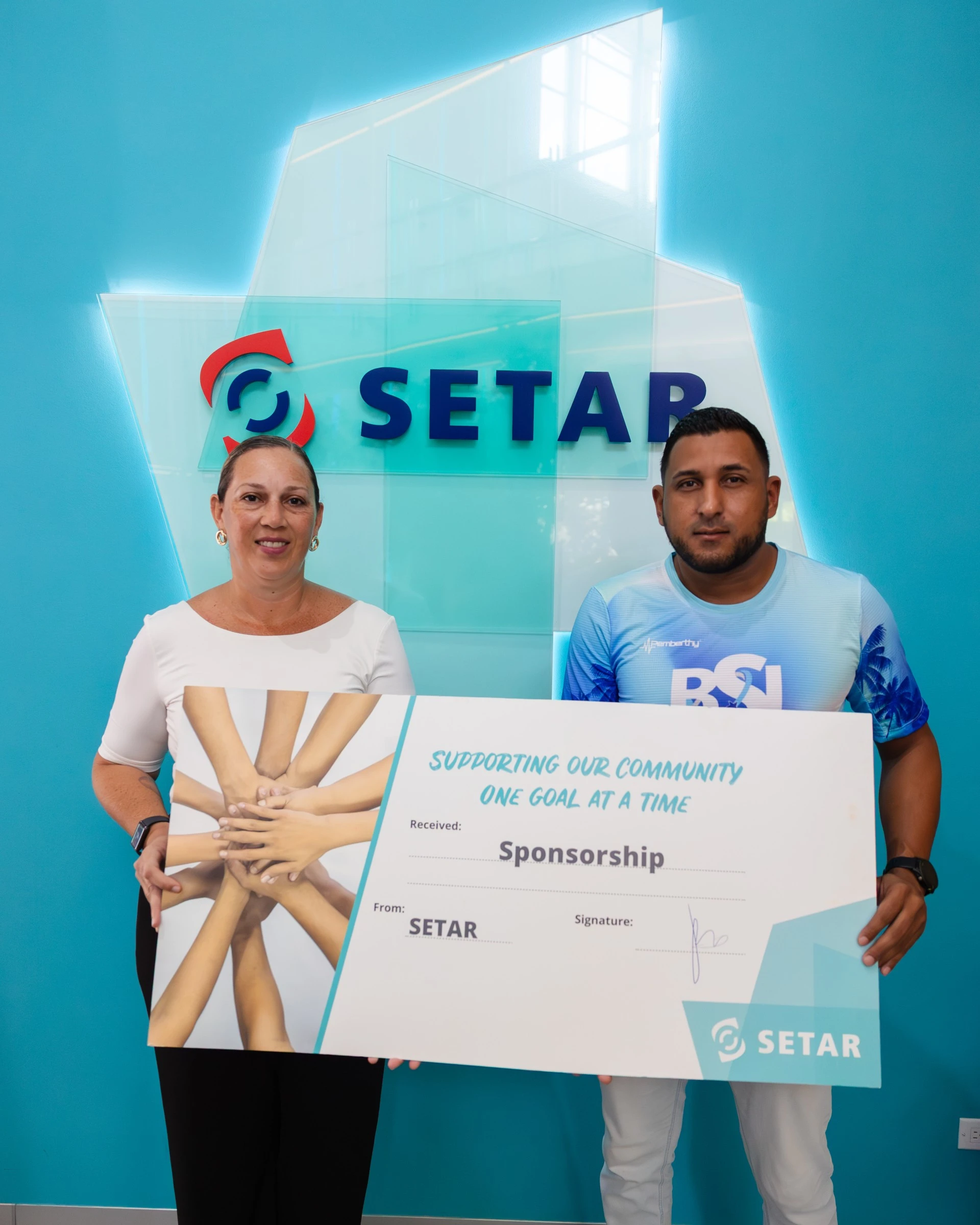 SETAR ta orguyoso di continua cu su partnership cu Beyond Sports Limit Foundation promoviendo deporte inclusivo