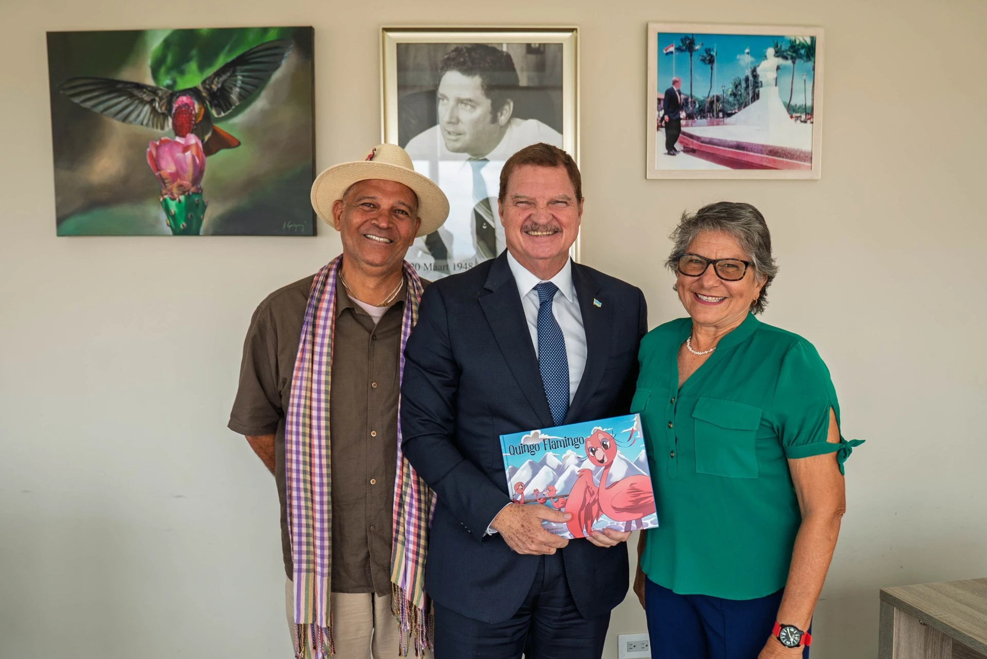 Buki di mucha y historia inspirador presenta den encuentro cu Prome Minister