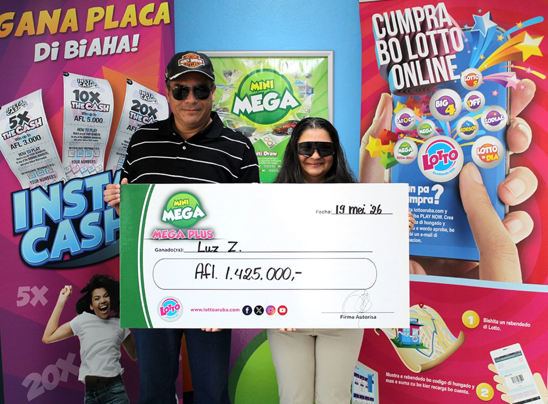 Aruba ta conoce e tercer miyonario pa 2026 cu Lotto!